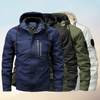 Cadeyrn | All-Weather waterdichte windbreaker voor heren met dikke beschermende capuchon en lange mouwen
