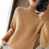 CozyChic - Maglione a collo alto lavorato a maglia per calore e stile