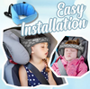 *(1+1 GRATIS) KidaKontrol™️ | Houd uw kinderen veilig en comfortabel onderweg - Auto Hoofdsteun kinderen voor autoreizen