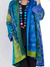 Cardigan voor dames, casual pasvorm | Kleurrijk patchwork 0