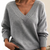 Cashmere Sweater voor Vrouwen | V-Hals, Lange Mouwen | Relaxed Fit 4