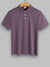 Casual Heren T-shirt van 100% Katoen – Ademend en Comfortabel - Paars