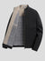 Casual Ritsjack voor Mannen  – Ademend Lichtgewicht Polyester met Stand-up Kraag en Multi-pocket Functie - Zwart