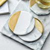 Set aus elfenbeinfarbenem Marmor | Elegant und langlebig