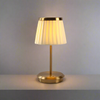 ElegantGlow - Lampada da tavolo raffinata con paralume in tessuto