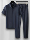 Comfortabele Tweedelige Set Dames van Zacht Ademend Materiaal – Ideaal voor Elke Gelegenheid | Blauw
