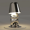 Lampada da tavolo ricaricabile USB dorata – illuminazione dimmerabile con lunga durata della batteria