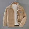 Corduroy jack voor heren | Volledig ritsontwerp | Winter 2