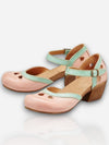 Dames Sandalen met Blokhak en Enkelband – Elegant, Comfortabel & Lichtgewicht | Roze