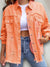 Dames Spijkerjasje in Streetstyle – Felle Kleuren, Gescheurde Details en Comfortabele Denim | Oranje