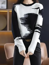 Dames Sweater, Relaxed Fit, Gradient Ontwerp | Casual 1