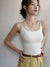 Dames Top Naadloze V-hals Camisole – Ademend, Verstelbare Spaghetti-Riemen, Lichtgewicht en Comfortabel - Wit 2