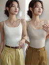 Dames Top Naadloze V-hals Camisole – Ademend, Verstelbare Spaghetti-Riemen, Lichtgewicht en Comfortabel