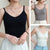 Dames Top Naadloze V-hals Camisole – Ademend, Verstelbare Spaghetti-Riemen, Lichtgewicht en Comfortabel 1