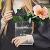 Heldere boekenvase