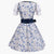 Dirndl Jurk voor Dames | Veterlichaam, Bloempatroon | Oktoberfest 4