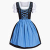 Dirndl Jurk voor Vrouwen, Klassieke Pasvorm met Hoekige Halslijn | Voor Oktoberfest 5