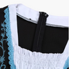 Dirndl Jurk voor Vrouwen, Klassieke Pasvorm met Hoekige Halslijn | Voor Oktoberfest 7