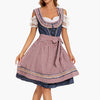 Dirndl Jurk voor Vrouwen | Figuur-Hugging, Geruit | Knie-Lengte | Oktoberfest 1