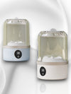 Draagbare Mini Wasmachine met Draadloos Opladen – Compact, Stil & Ideaal voor Ondergoed en Babykleding | Wit en Blauw