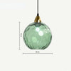 CrystalGlobe Lampada a Sospensione in Vetro per Eleganza Senza Tempo