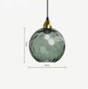 CrystalGlobe Lampada a Sospensione in Vetro per Eleganza Senza Tempo