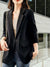Elegante Damesblazer voor Werk & Vrije Tijd – Comfort, Klasse & Tijdloze Pasvorm | Zwart