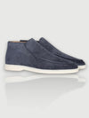 Elegante Loafers Heren van Kalfssuède met Leren Binnenzool voor Stijl en Comfort | Blauwgrijs