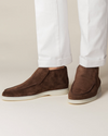 Elegante Loafers Heren van Kalfssuède met Leren Binnenzool voor Stijl en Comfort | D