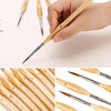 11-delig miniatuur detail penseel set