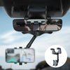 360° draaibare multifunctionele auto achteruitkijkspiegel telefoonhouder