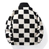 Fleecejack voor heren | Schaakbordpatroon | Winter 2