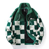 Fleecejack voor heren | Schaakbordpatroon | Winter 3