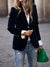 Fluwelen blazer voor dames | Getailleerde pasvorm, gouden knoopaccenten 1