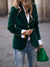 Fluwelen blazer voor dames | Getailleerde pasvorm, gouden knoopaccenten 3