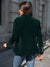 Fluwelen blazer voor dames | Getailleerde pasvorm, gouden knoopaccenten 4