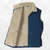 Gaspard | Comfortabel Lamswollen Vest met Knopen en Zakken-Blauw