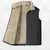 Gaspard | Comfortabel Lamswollen Vest met Knopen en Zakken-Groen