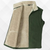 Gaspard | Comfortabel Lamswollen Vest met Knopen en Zakken-Groen