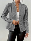 Gestructureerde blazer voor dames | Op maat gemaakt 1