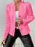Gestructureerde blazer voor dames | Op maat gemaakt 2
