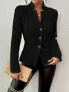 Gestructureerde blazer voor dames | Op maat gemaakt 4