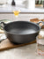 Gietijzeren Inductie Wokpan 30 cm – Gezond Koken Zonder Chemische Coatings, Geschikt Voor Alle Kookmethoden - C