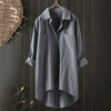 FlowBliss - Lange Oversize Blouse voor Dames