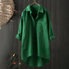 FlowBliss - Lange Oversize Blouse voor Dames