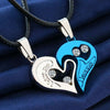 La mia collana a coppia d'amore