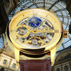 Forsining Heren Skeleton Horloge