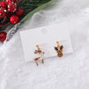 FestiveGlow Orecchini - Look Natalizio Festivo con Accenti Eleganti