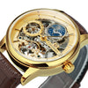 Forsining Heren Skeleton Horloge
