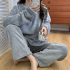 Set Pigiama in Pile Koraal – Caldo e Confortevole per l'Inverno